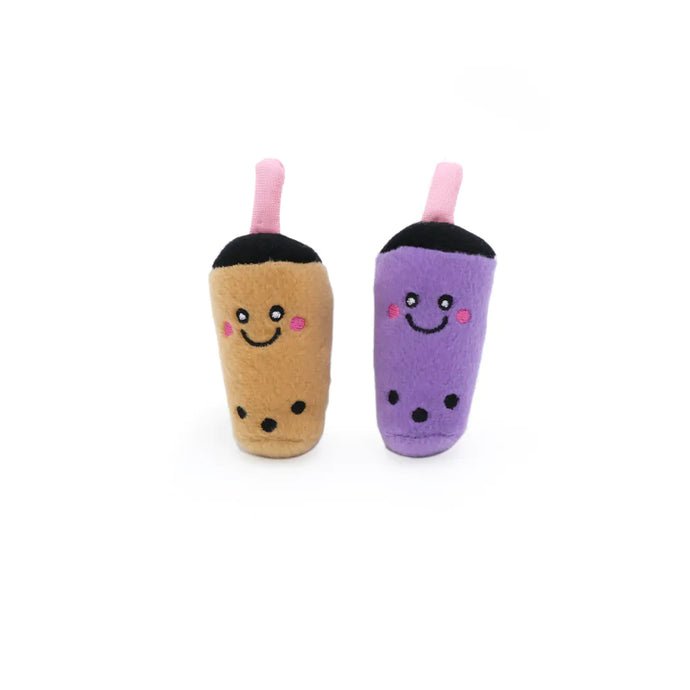 ZippyClaws NomNomz Milk Tea and Taro Cat Toy