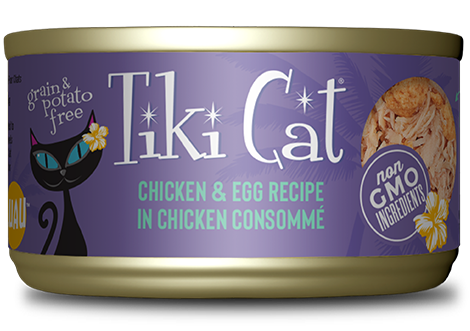 Tiki Cat Koolina Luau Chicken & Egg in Chicken Consomme Canned Cat Food