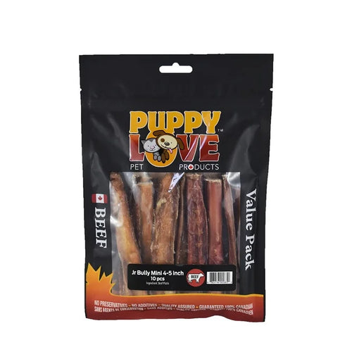 Puppy Love Jr Bully Mini 10pk Dog Chew