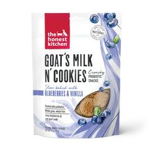 Load image into Gallery viewer, The Honest Kitchen Goat’s Milk N&#39; Cookies Blueberry and Vanilla Dog Treats