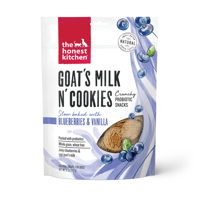 The Honest Kitchen Goat’s Milk N' Cookies Blueberry and Vanilla Dog Treats