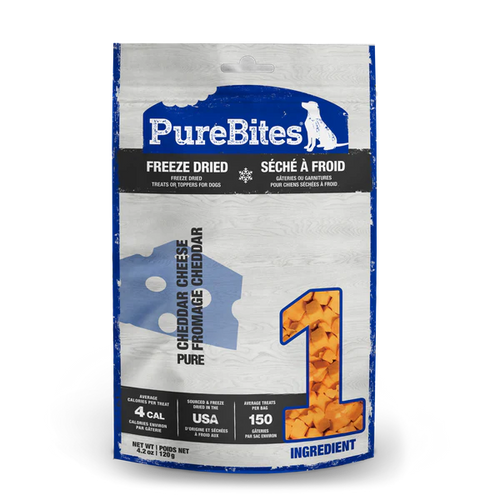 PureBites Cheddar Cheese 120g Dog Treat