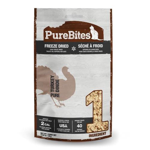 PureBites Turkey 26g Cat Treats