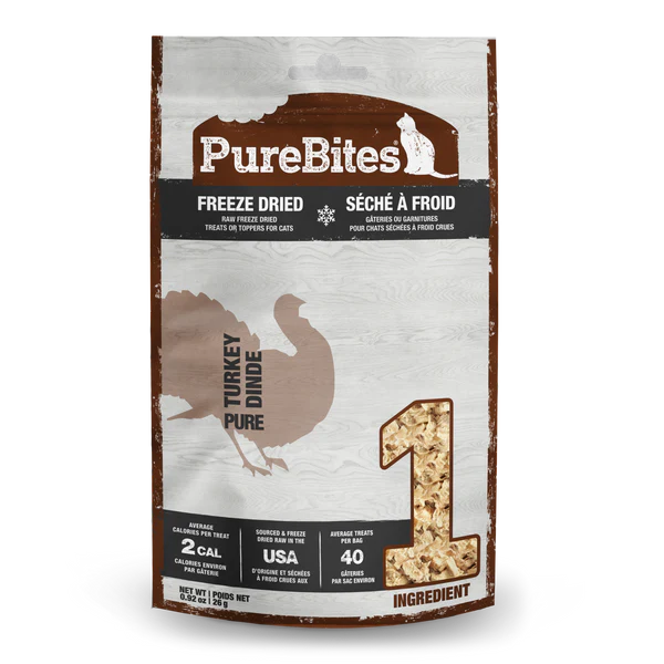 PureBites Turkey 26g Cat Treats