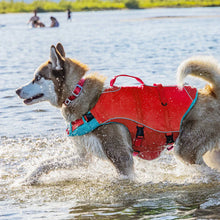 Load image into Gallery viewer, Kurgo Surf N Turf Life Jacket Chili Red