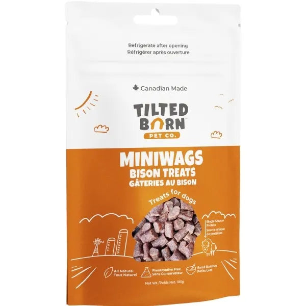 Tilted Barn Canadian Bison Miniwags Dog Treats