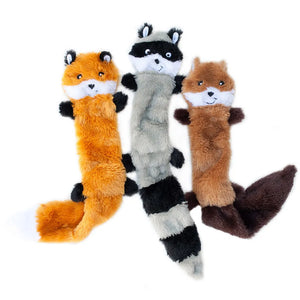 ZippyPaws Skinny Peltz Large Set of 3 Plush Dog Toys