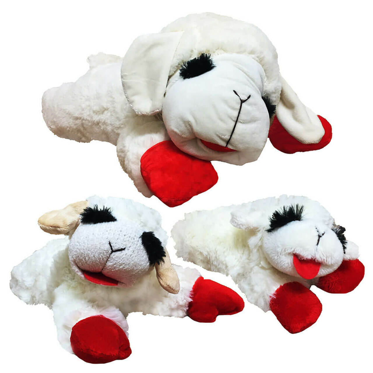 lamb chop plush dog toy