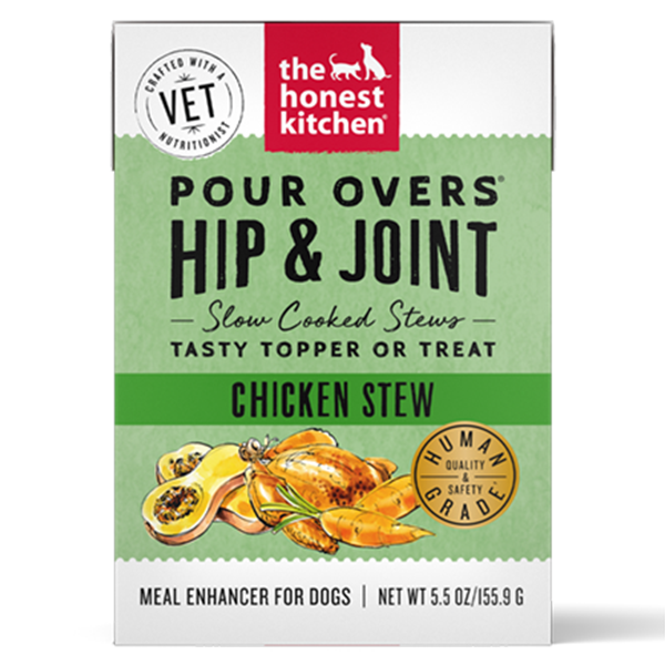 Honest Kitchen Hip Joint Chicken Stew Pour Over Dog Food Topper Critters Pet Health Store