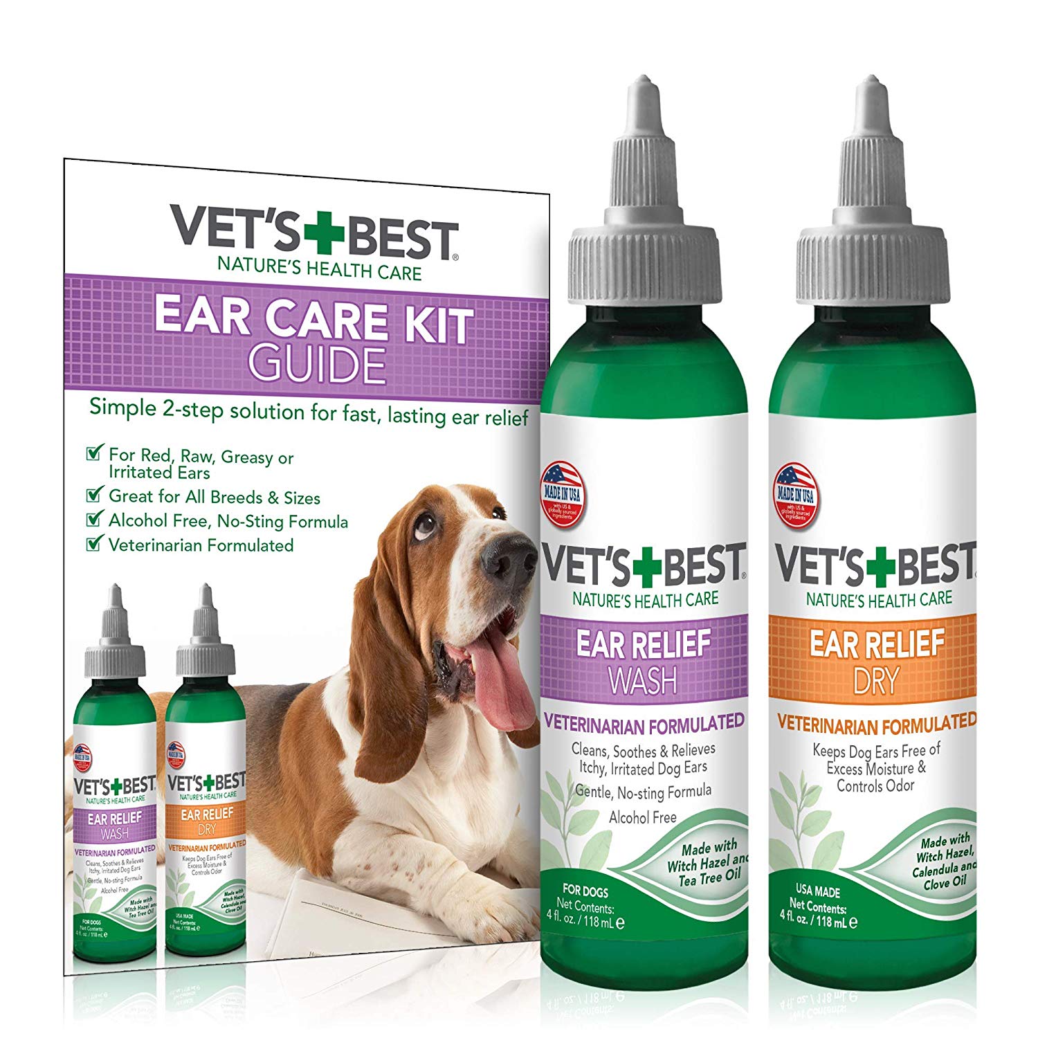 Vet's best sales ear relief wash