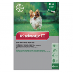 Bayer Tick Flea Advantix II Small Dog Under 4.5kg Critters Pet Health Store