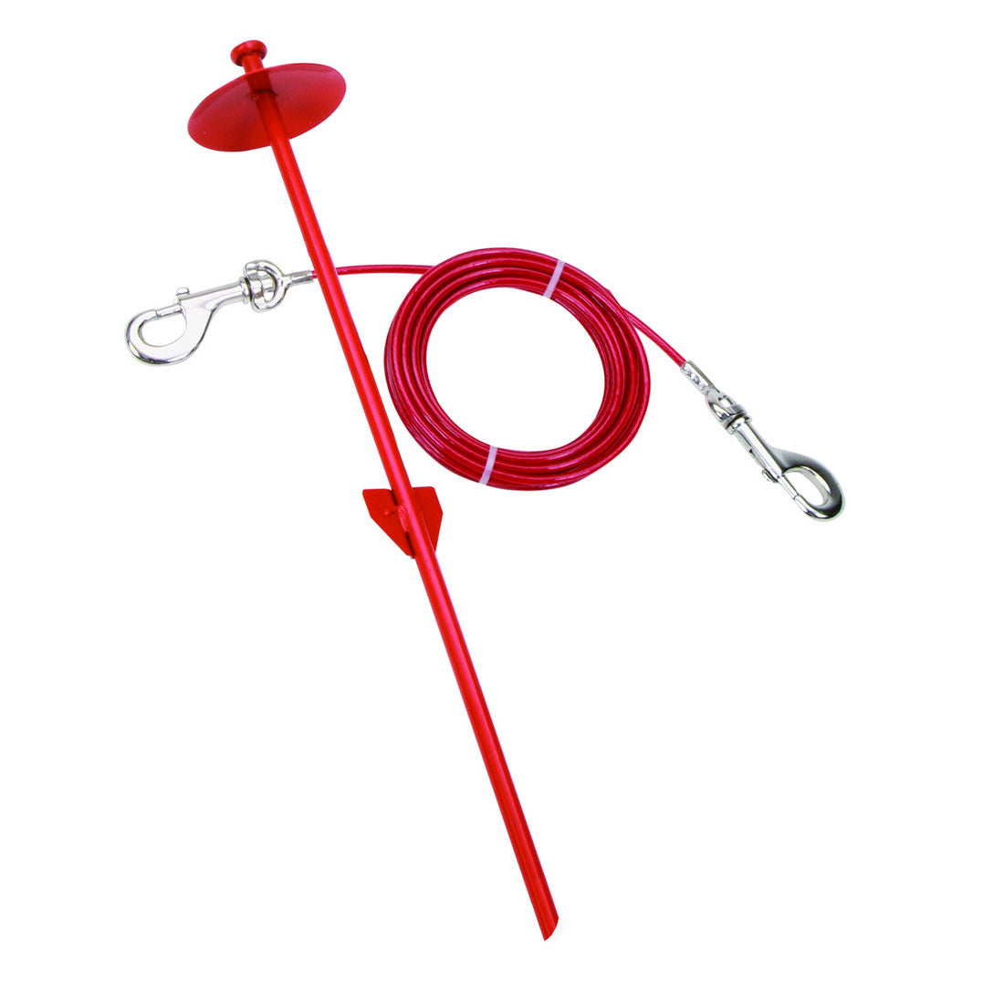 Heavy duty dog tie out clearance stake